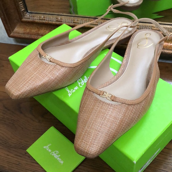 New Sam Eldeman women Cleo flats.  Size 12.  Sling back buckle. - Picture 11 of 14